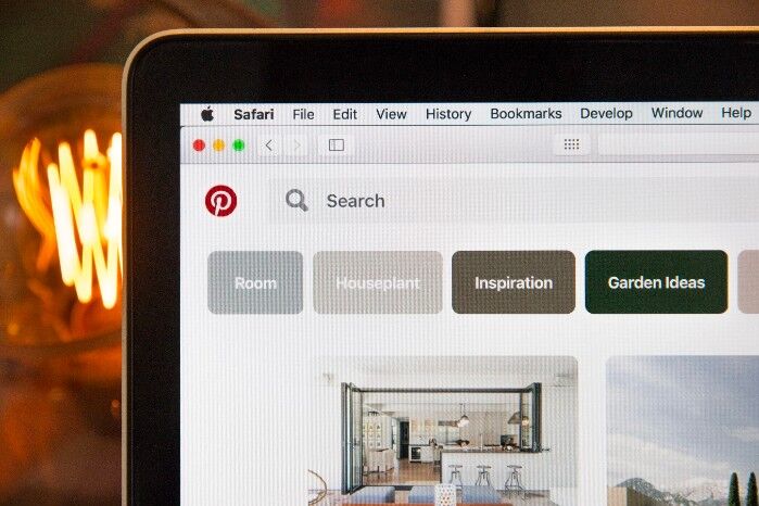 Pinterest Home Page