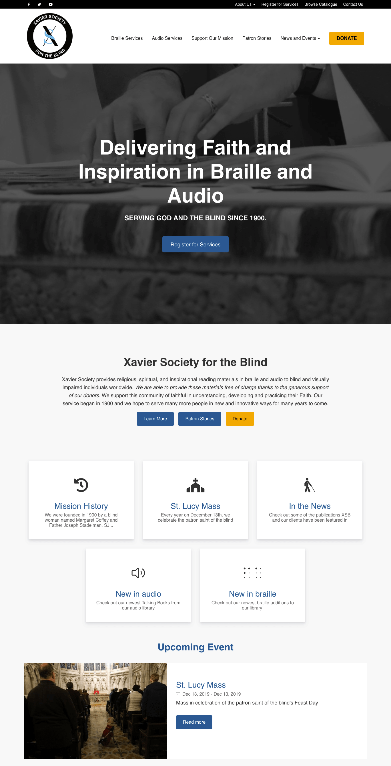 Xavier Society for the Blind